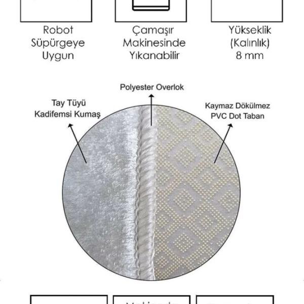 Dijital Baskı Yıkanabilir Kaymaz Taban Salon Halısı Ve Yolluk LNA1223